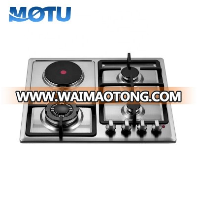 Stainless steel lpg/ng 4 burner stove gas hob