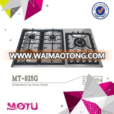 kitchen cabinet designs gas cooker part with 5 burner